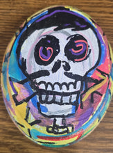 Load image into Gallery viewer, 5.5x4.5 little skull dude 6 original