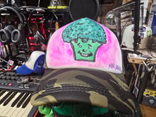 Load image into Gallery viewer, Broccoli brothers hand drawn art hat trucker snap fut
