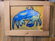 Load image into Gallery viewer, Cape fear crab framed mounted  print 10x12
