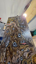 Load image into Gallery viewer, 12x24  painting on stretched canvas &quot;mortal coil fertil soil&quot;