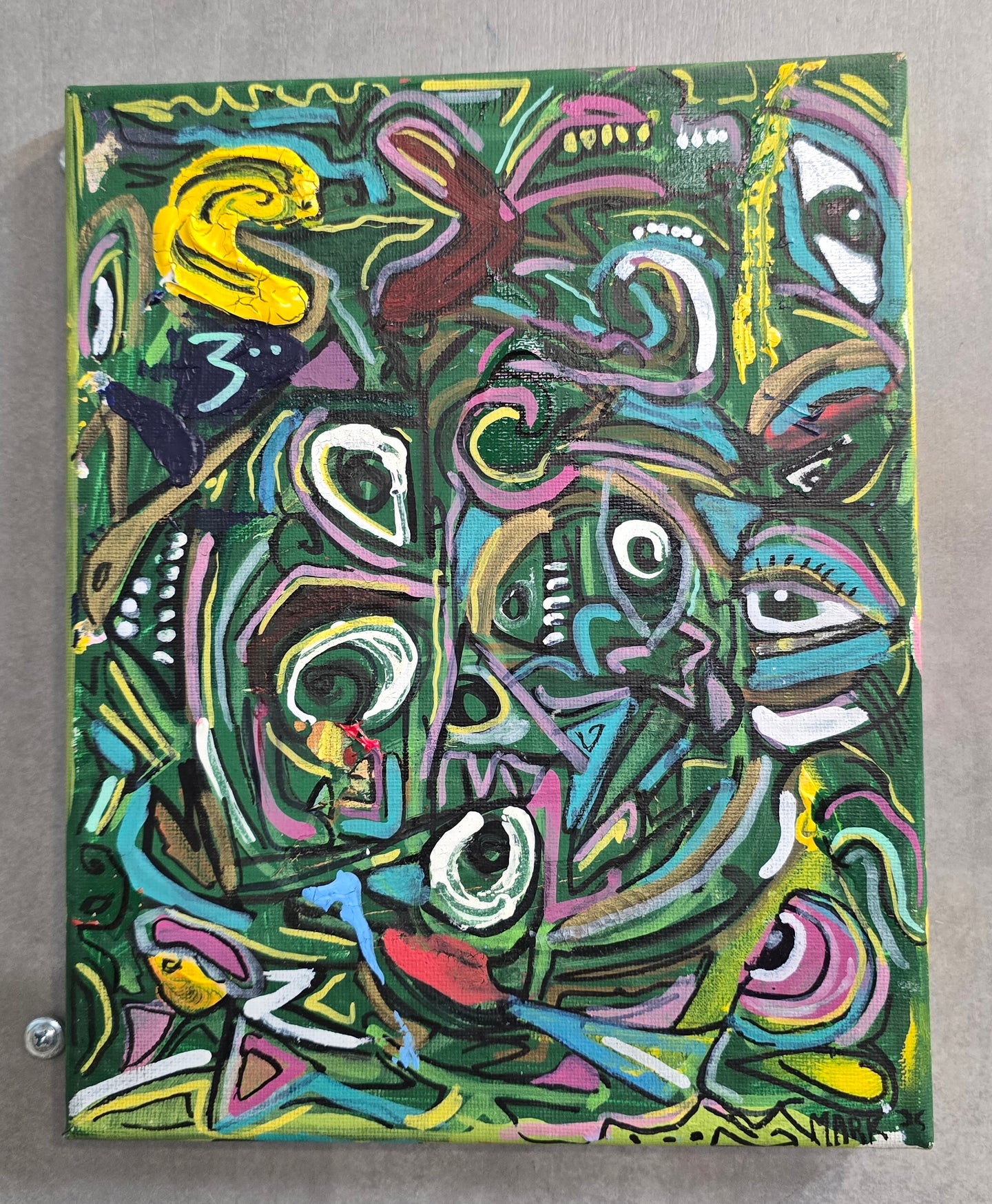 8x10 painting on stretched canvas 
