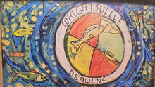 Load image into Gallery viewer, Wrightsville beach art 7.5x10.5  nc framed print