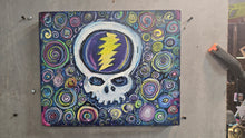 Load image into Gallery viewer, 15 x12.26 spiral hard candy  stealie dead head original