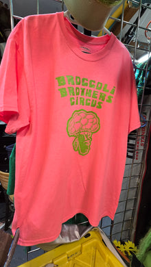 Large broccoli brothers circus shirt