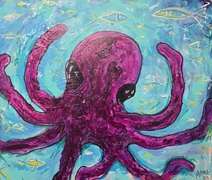 30x26" original acrylic on stretched canvas