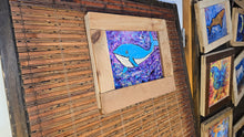 Load image into Gallery viewer, 12x14" framed sealed mounted print  whale