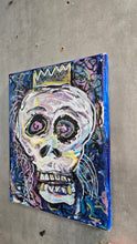 Load image into Gallery viewer, 8x10  original on stretched canvas skull dude elder king