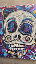 Load image into Gallery viewer, Bone head bill    &quot; original 8x10 mixed media painting on stretched canvas
