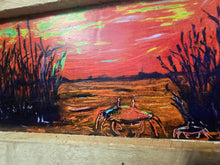 Load image into Gallery viewer, Cape fear marsh crabs at sunrise