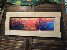Load image into Gallery viewer, Cape fear marsh crabs at sunrise