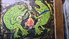 Load image into Gallery viewer, 10x12  hand built framed print amphibious jubilation  by Mark Herbert