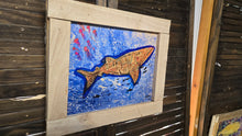 Load image into Gallery viewer, 12x10&quot; framed print  whale Shark ready to hang