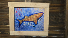 Load image into Gallery viewer, 12x10&quot; framed print  whale Shark ready to hang