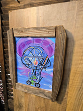 Load image into Gallery viewer, Flight of fanciful  frog 11.5 x9 ready to hang