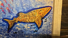 Load image into Gallery viewer, 12x10&quot; framed print  whale Shark ready to hang