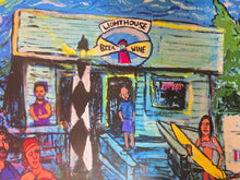 Load image into Gallery viewer, LightHouse beer and wine signed 11x17 paper print