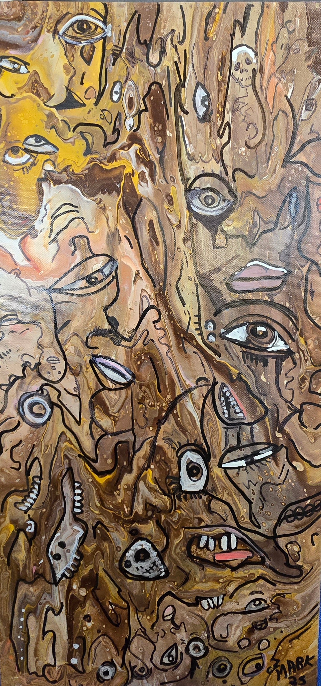 12x24  painting on stretched canvas 