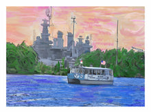 Load image into Gallery viewer, 10x8  signed art print by Mark Herbert wilmington water tours