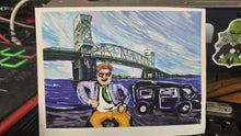 Load image into Gallery viewer, 5x7 mini print" van by the cape fear river  signed in poly sleeve