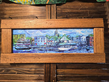Load image into Gallery viewer, Wilmington nc riverfront  framed print  circa 2005