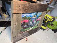 Load image into Gallery viewer, Airlie gardens bottle chapel signed framed 15x13 ready to hang