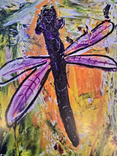 Load image into Gallery viewer, 5x7 mini print /note card dragonfly art