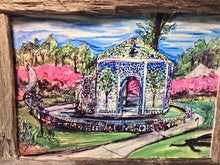 Load image into Gallery viewer, Airlie gardens bottle chapel signed framed 15x13 ready to hang