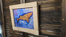 Load image into Gallery viewer, 12x10&quot; framed print  whale Shark ready to hang
