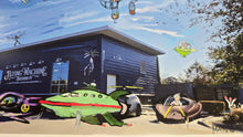 Load image into Gallery viewer, 7x 16 "planet express lands at  flying machine brewery