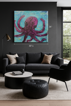 Load image into Gallery viewer, 30x26&quot; original acrylic on stretched canvas