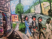 Load image into Gallery viewer, 8x10 signed print (unframed ) gravity records castle street crossing shipped in polybag