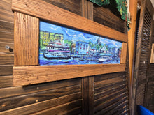 Load image into Gallery viewer, Wilmington nc riverfront  framed print  circa 2005