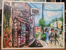 Load image into Gallery viewer, 8x10 signed print (unframed ) gravity records castle street crossing shipped in polybag