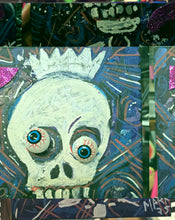 Load image into Gallery viewer, 10x12  original mixed media painting on stretched canvas &quot;royal stress test&quot;