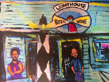 Load image into Gallery viewer, LightHouse beer and wine signed 11x17 paper print