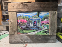 Load image into Gallery viewer, Airlie gardens bottle chapel signed framed 15x13 ready to hang