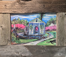 Load image into Gallery viewer, Airlie gardens bottle chapel signed framed 15x13 ready to hang