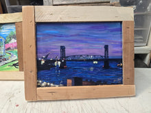 Load image into Gallery viewer, 12x10  framed print Cape fear memorial  bridge wilmington nc