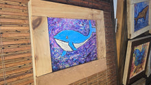 Load image into Gallery viewer, 12x14" framed sealed mounted print  whale
