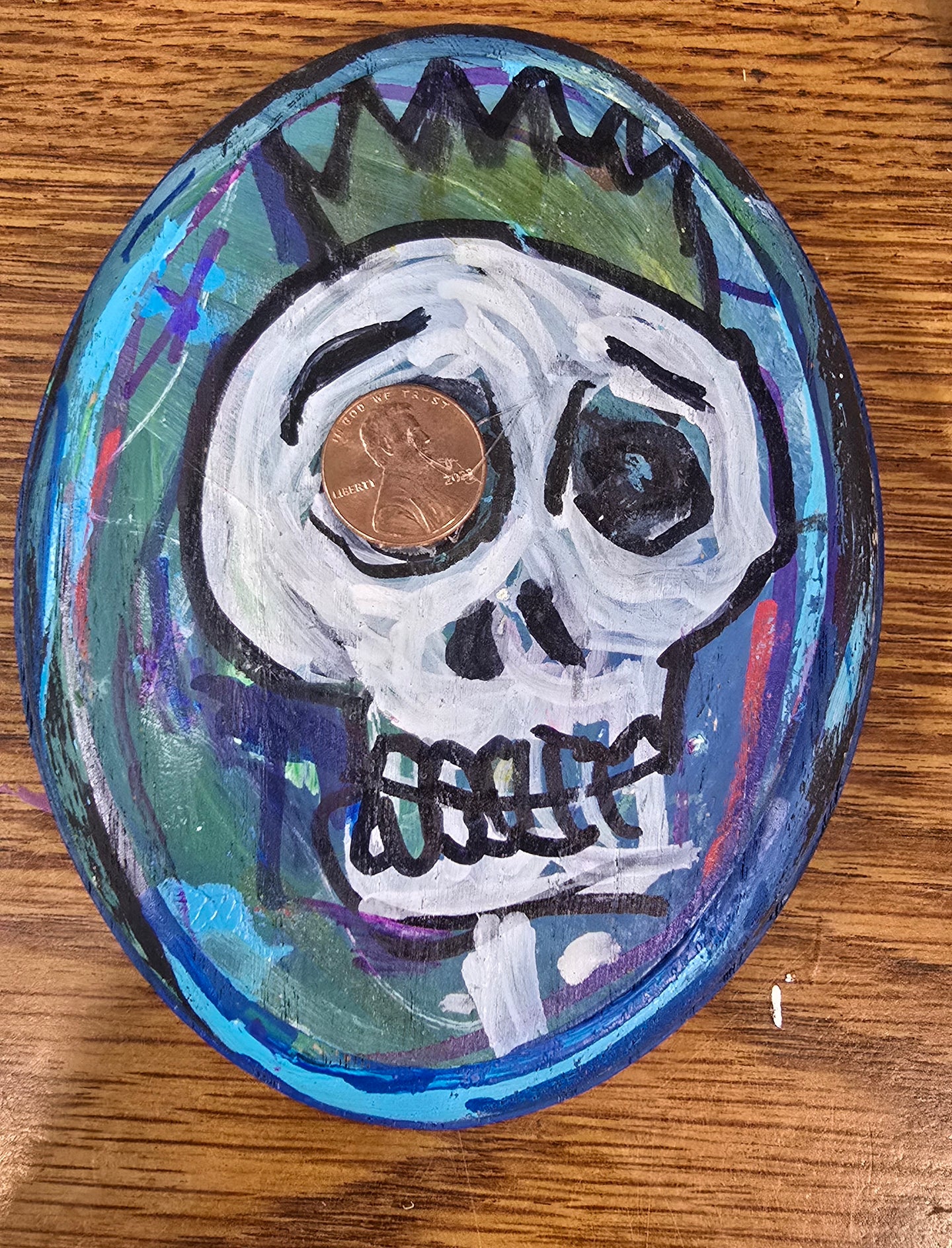 5.5x4.5 little skull king 14 original