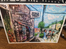 Load image into Gallery viewer, 8x10 signed print (unframed ) gravity records castle street crossing shipped in polybag