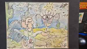 original watercolor and ink by Mark Dannon Herbert