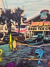 Load image into Gallery viewer, 5x7 mini print" hang ten grill  signed in poly sleeve