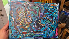 Load image into Gallery viewer, 10x12painting on stretched canvas &quot; hidden horns abstract painting &quot;