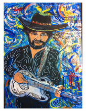 Load image into Gallery viewer, Waylon Jennings Art prints