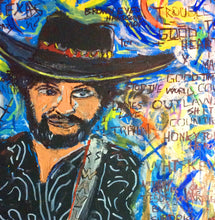 Load image into Gallery viewer, Waylon Jennings Art prints