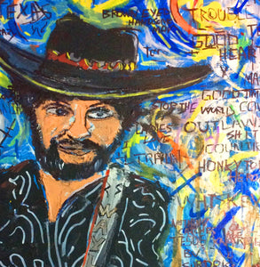 Waylon Jennings Art prints