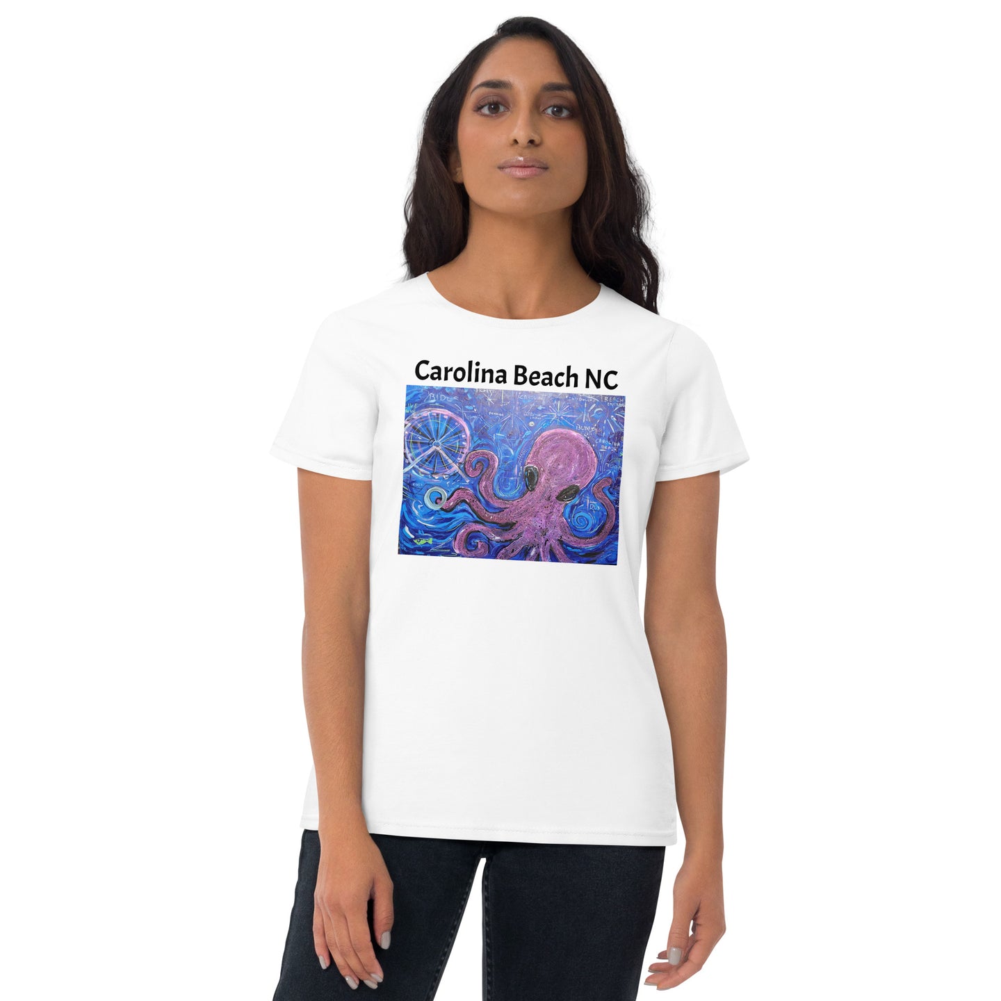 Carolina Beach Octopus Women's short sleeve t-shirt