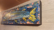 Load image into Gallery viewer, Original fish painting by Mark 7x24&quot; trout