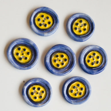 7 1 inch hand made ceramic bottoms